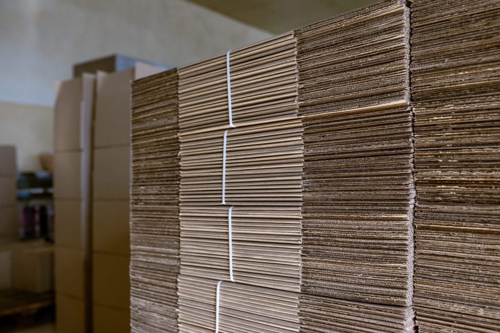 Boxes in an FSSC 22000 certified facility