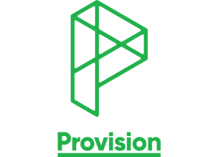 Provision Analytics Logo in green.
