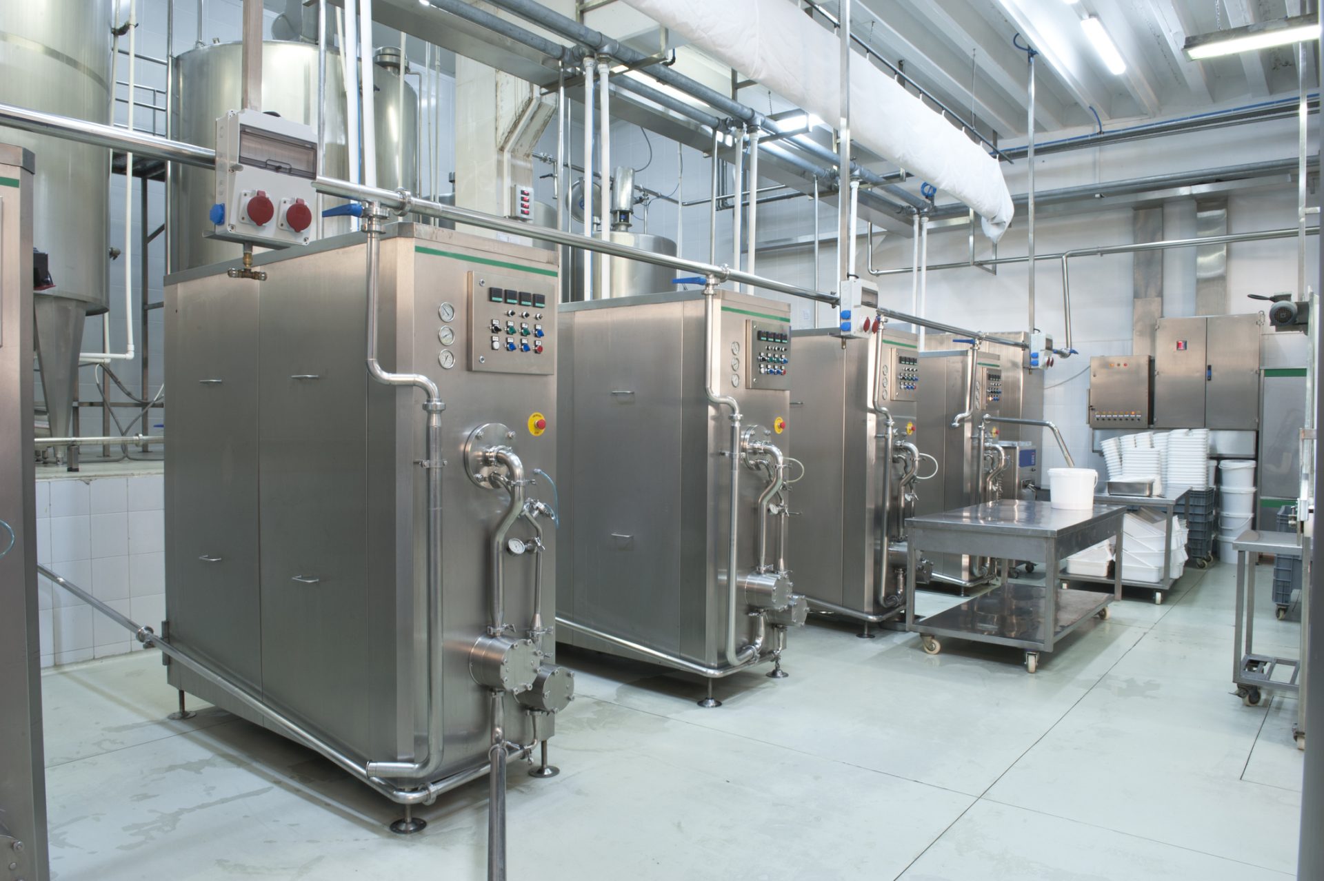 Validation and Verification of Ice cream equipment in a factory.